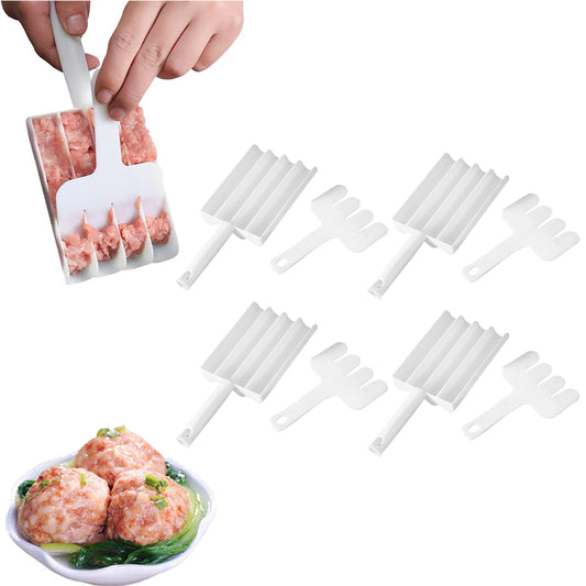 4Pcs Quad Meatball Maker Set Meat Baller Maker Mold
