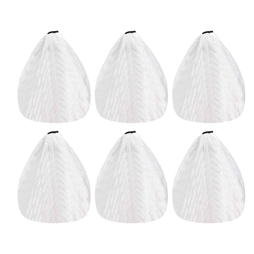 6Pcs 50x70cm Mesh Laundry Bags with Drawstring Closure for Delicate Clothes