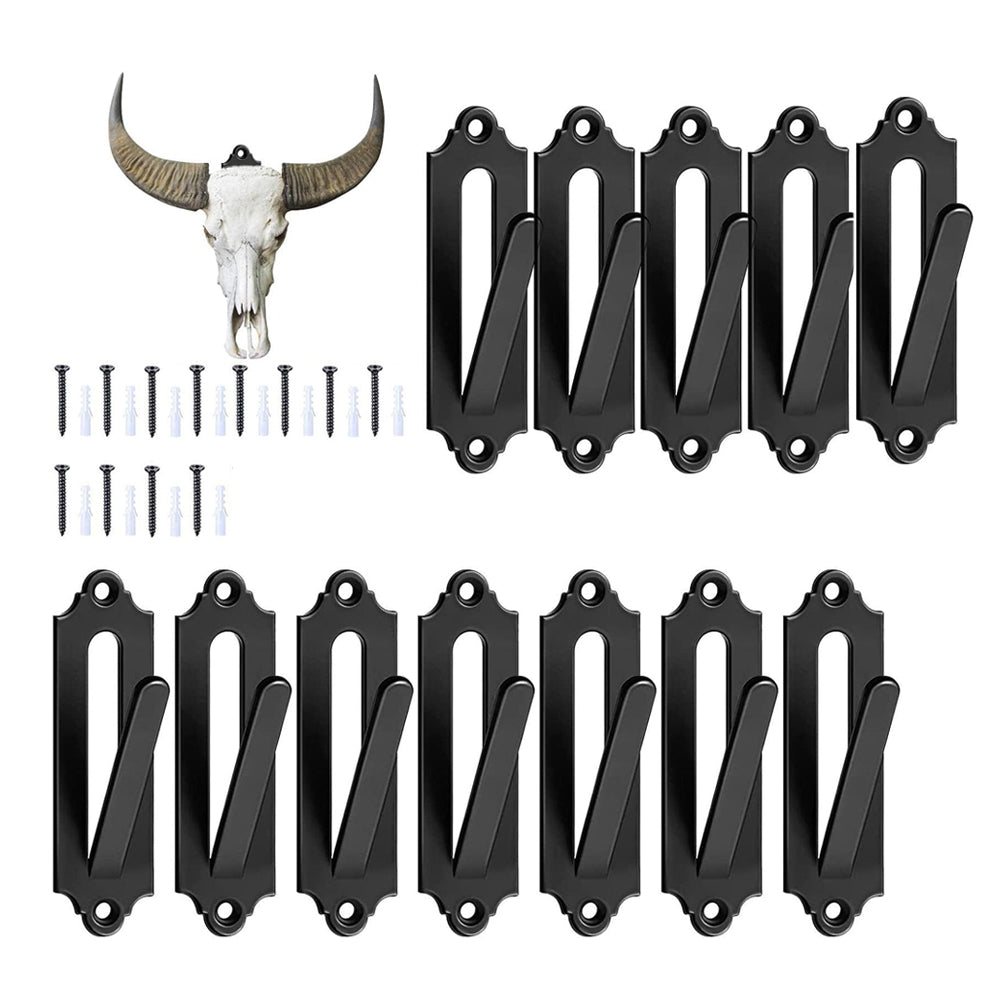 12Pcs Skull Hanger Skull Wall Mount Bracket Hangers Kit Deer Hanger