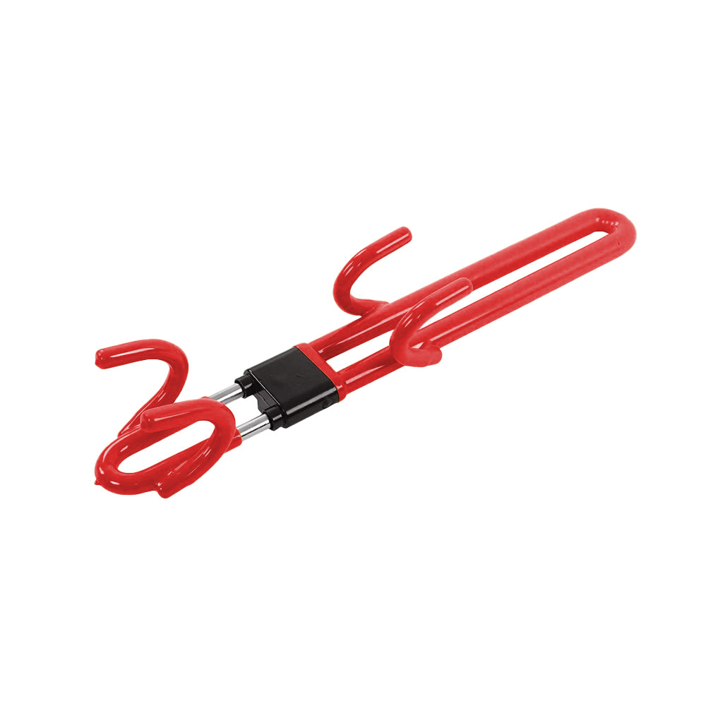 Double Hook Steering Wheel Lock Anti-Theft Security System Car Lock Red