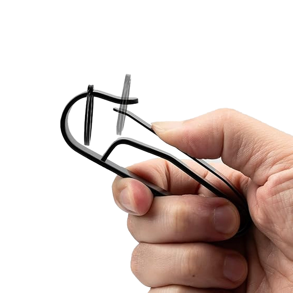 2Pcs Belt Key Holder Belt Key Clip with 2 Detachable Key Rings