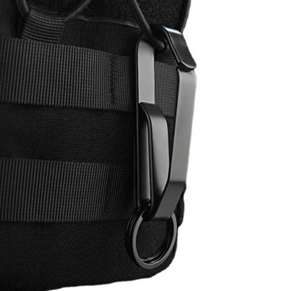 2Pcs Belt Key Holder Belt Key Clip with 2 Detachable Key Rings