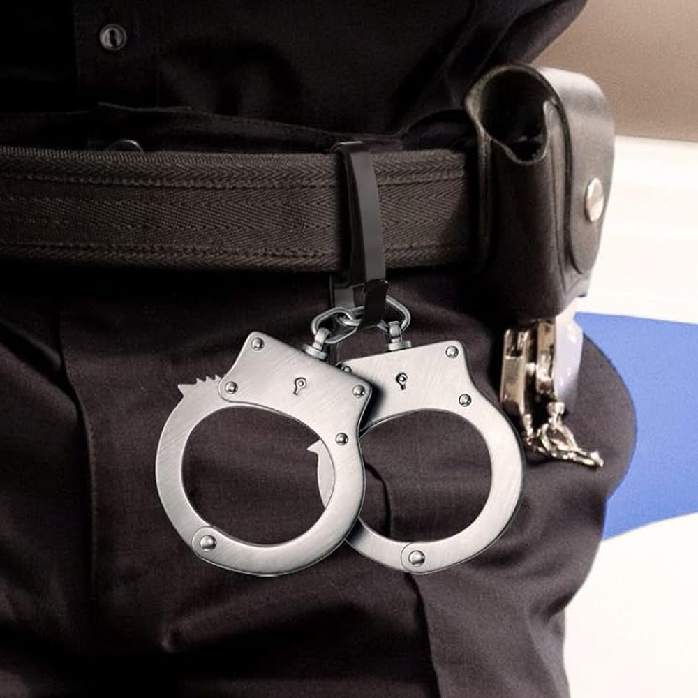 4Pcs Belt Key Holder Belt Key Clip with 2 Detachable Key Rings