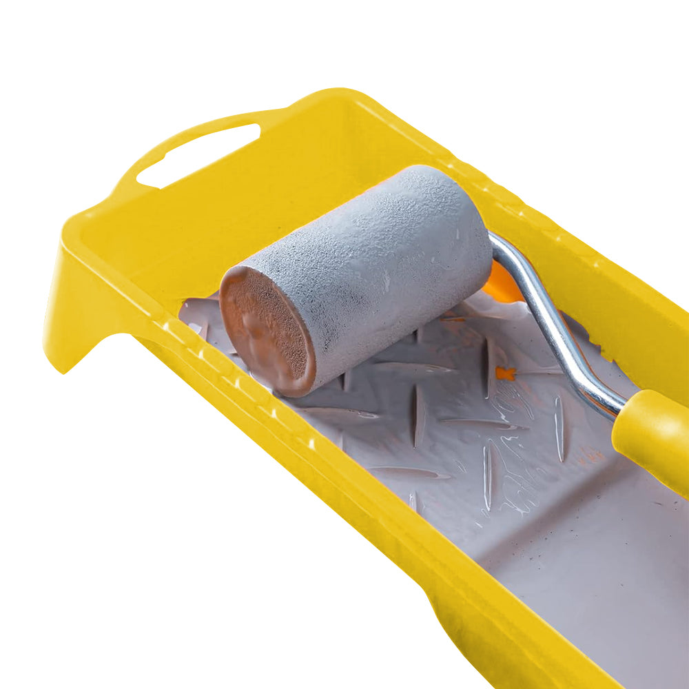 16Pcs Mini Paint Roller Kit Small Paint Roller with Tray