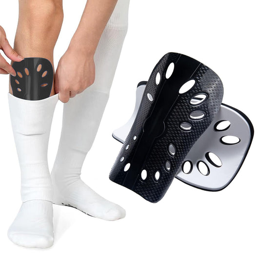 2Pcs Lightweight and Breathable Football Shin Guard Sleeves for Adults