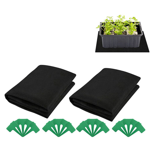 2Pcs 120x100cm Self Watering Plants Watering Capillaries Mat 3mm Thick Wicking