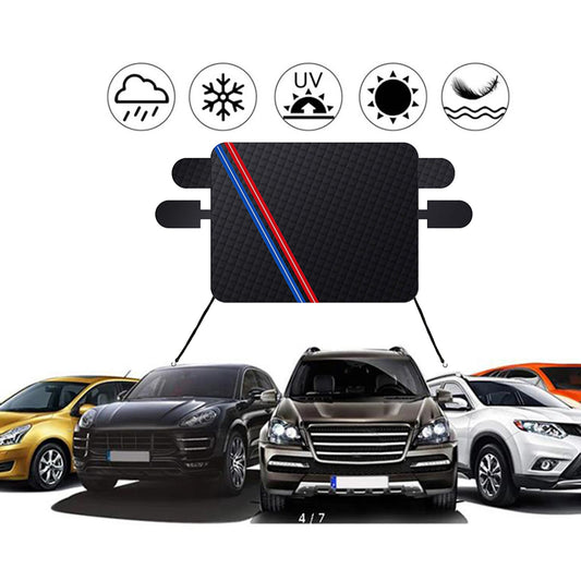 Car Windshield Snow Cover Protector with Reflection Strips ST1