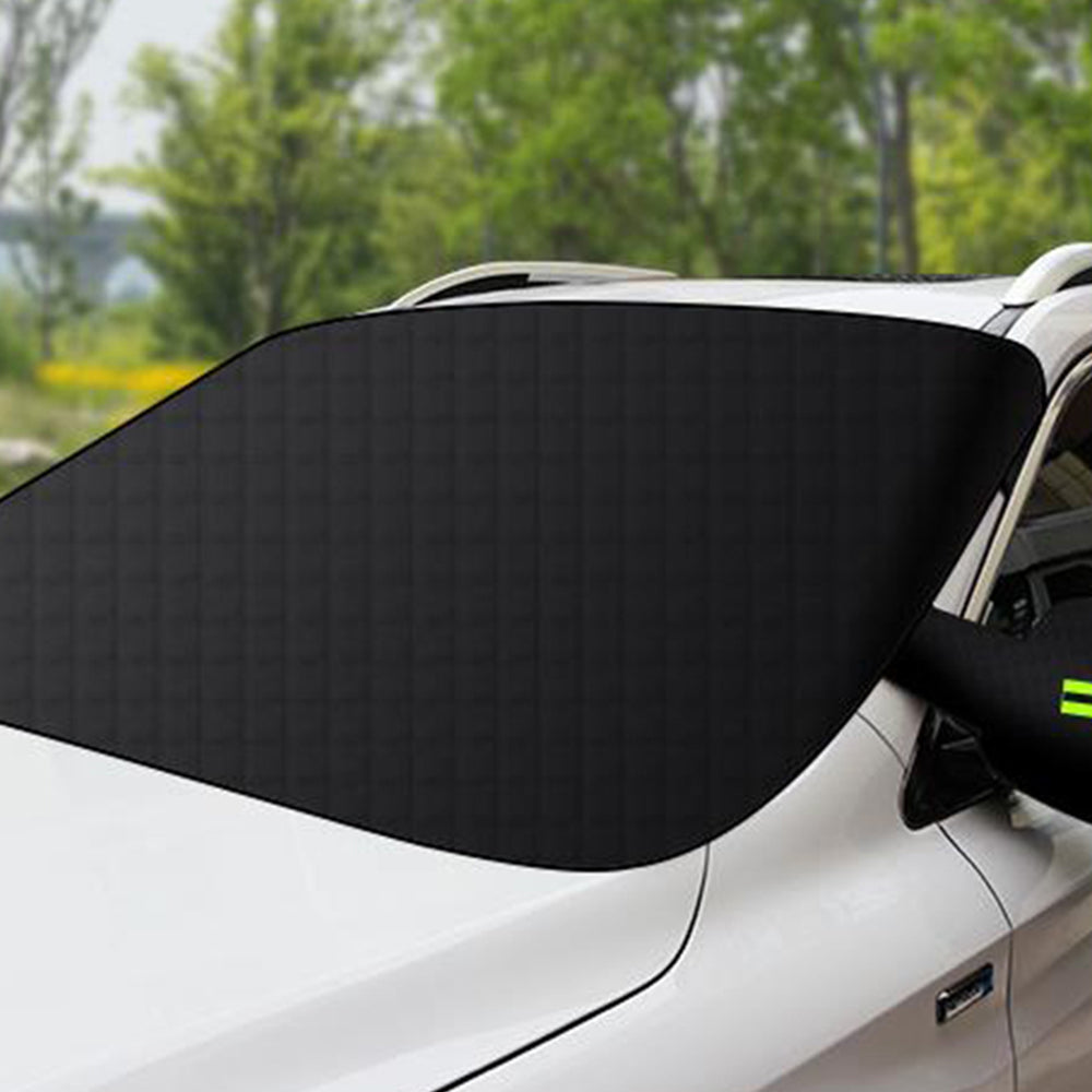 Car Windshield Snow Cover Protector with Reflection Strips ST2