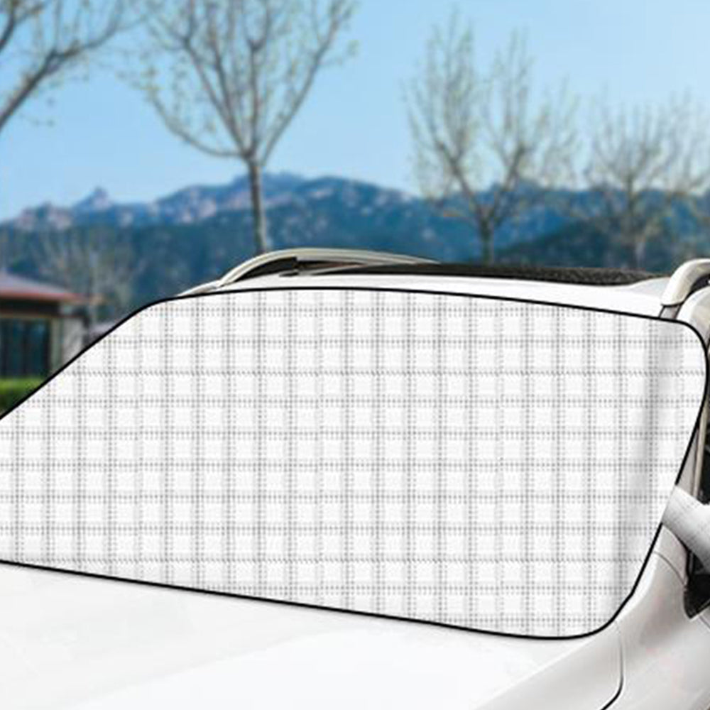 Car Windshield Snow Cover Protector with Reflection Strips ST3