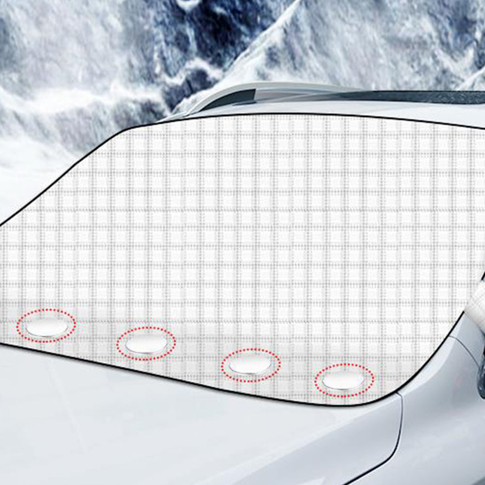 Car Windshield Snow Cover Protector with Reflection Strips ST4