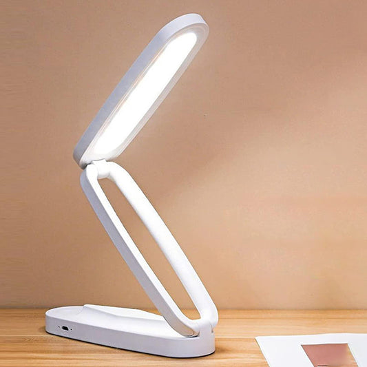 LED Desk Lamp Eye-Caring Foldable Desk Light Touch Control Reading Lamp White