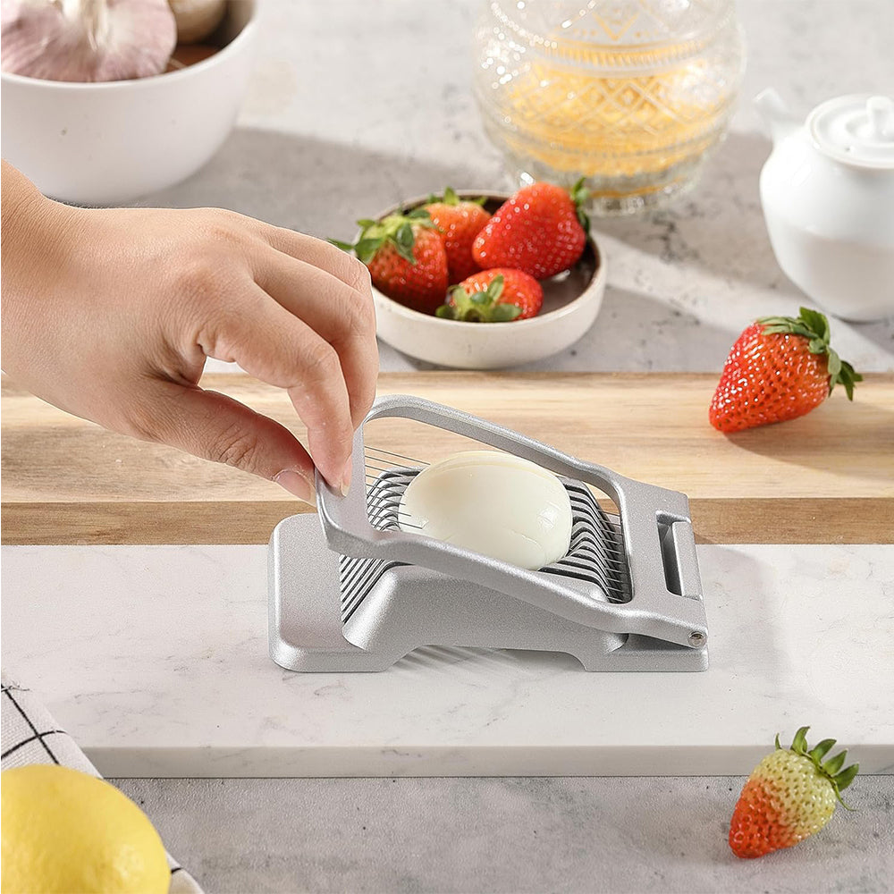 2Pcs Heavy Duty Egg Slicer Stainless Steel Wire Cutter