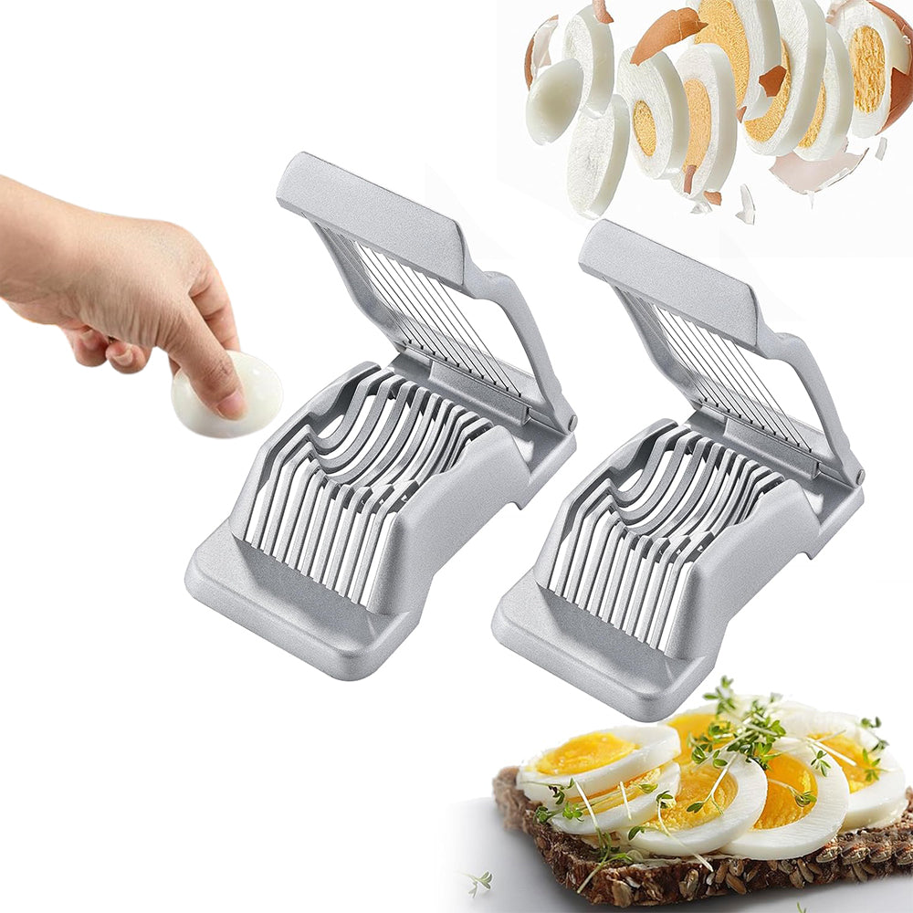 2Pcs Heavy Duty Egg Slicer Stainless Steel Wire Cutter