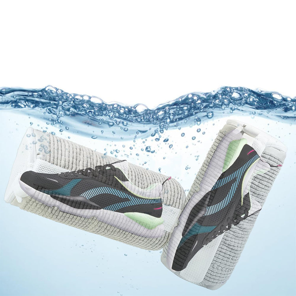 Mesh Cleaning Laundry Shoes Bag with Zipper for Washing Machine