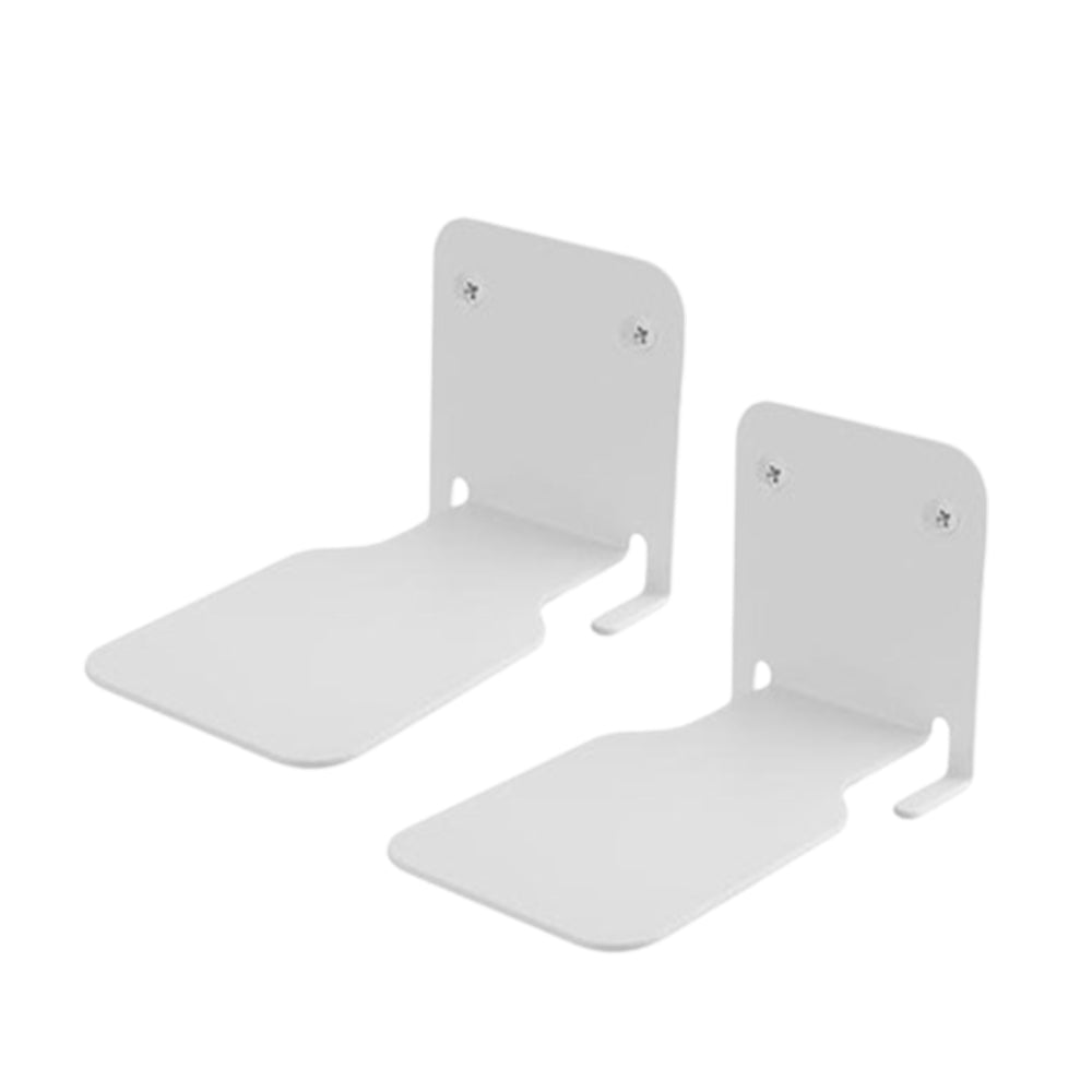2Pcs Invisible Floating Bookshelf Wall Mounted Shelving Book Display White