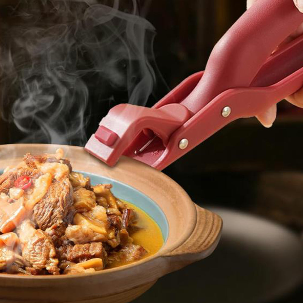 2Pcs Multi-Purpose Anti-Scald Bowl Clip for Kitchen Silicone Non-Slip Clip