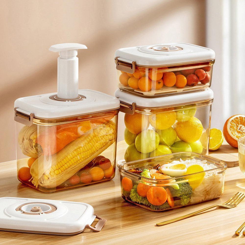 2.7L Vacuum Food Storage Container with Lid Strainer Vacuum Pump