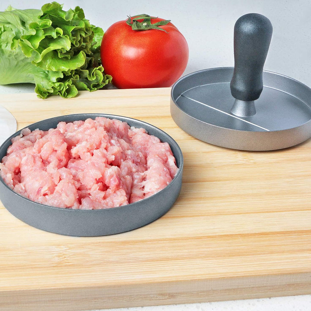 Burger Press with 100Pcs Oil Blotting Paper Hamburger Maker DIY Meat BBQ Mold