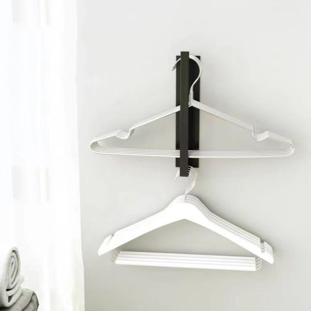 Adhesive Hanger Storage Organizer Rack Laundry Stacker