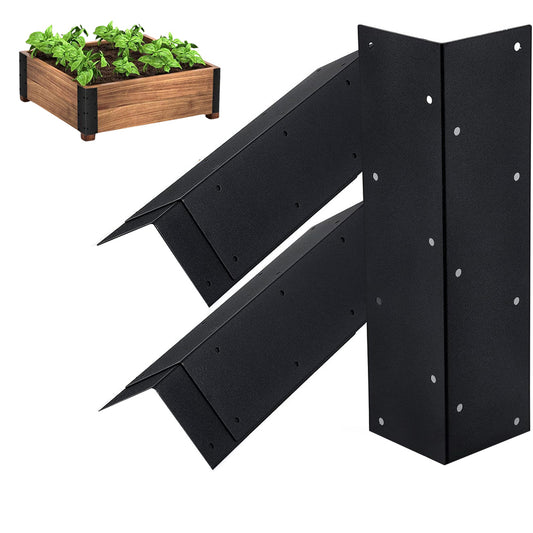 4Pcs Raised Garden Bed Corner Brackets Heavy Duty Corner Brace with Screws