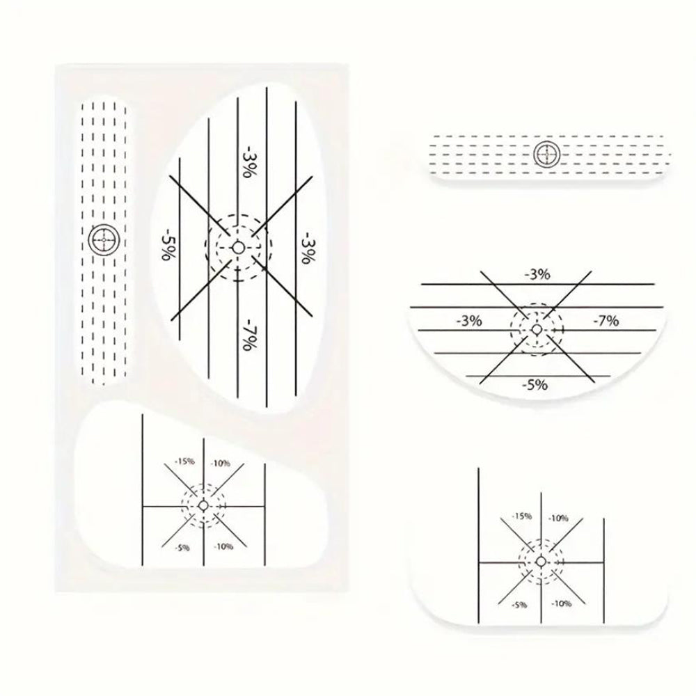 300Pcs Golf Impact Tape Set Club Impact Stickers for Woods Irons Putter Wedges