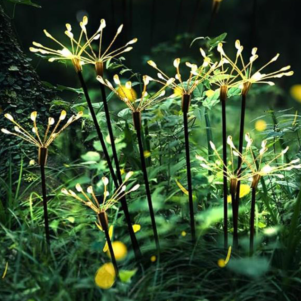 Solar Garden Light Twinkling Solar Firework Light for Outdoor Yard Patio