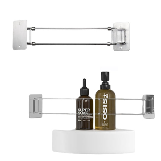 Adjustable RV Shower Corner Storage Bar Bathroom Accessory Adjustable Rod