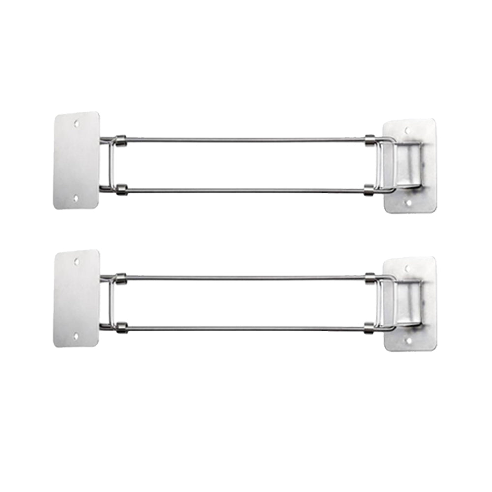 2Pcs Adjustable RV Shower Corner Storage Bar Bathroom Accessory Adjustable Rod
