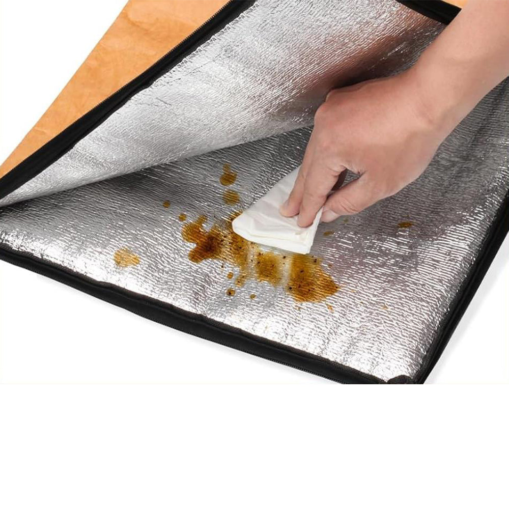 2Pcs BBQ Blanket for Resting Meat Reusable Zippered Large Capacity Meat Bag