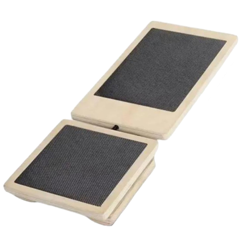Wooden Ankle Balance Board Non-Slip Foot Strengthener Trainer Wobble Board