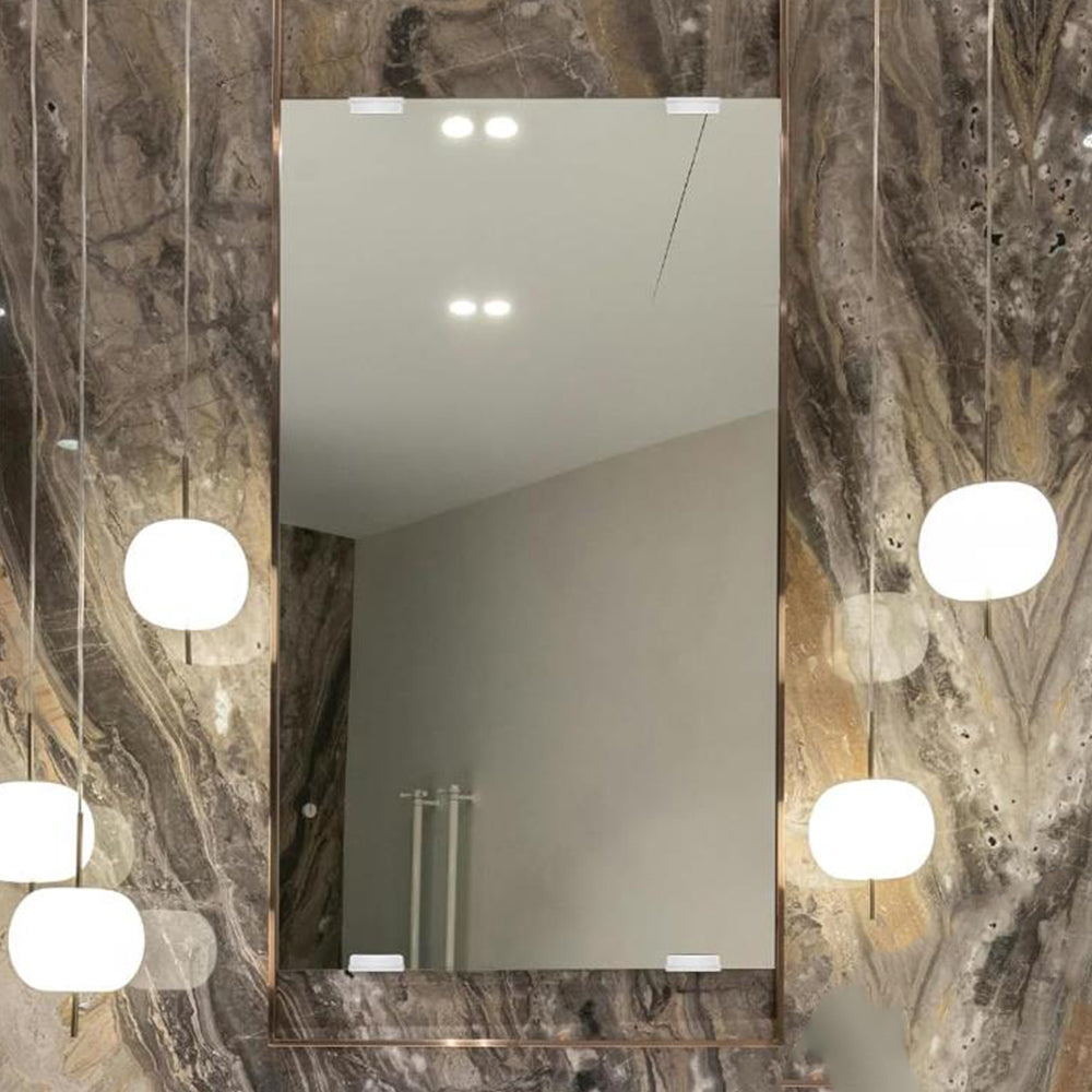 16Pcs Metal Mirror Holder Kit Spring Loaded Mirror Wall Mount Hanger Clips Set