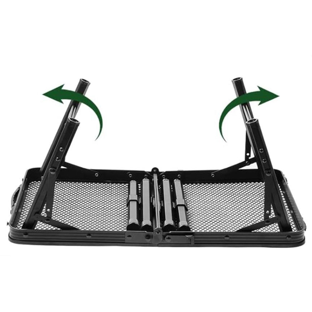 60cm Folding Camping Table Portable Adjustable Outdoor Garden Picnic BBQ Table