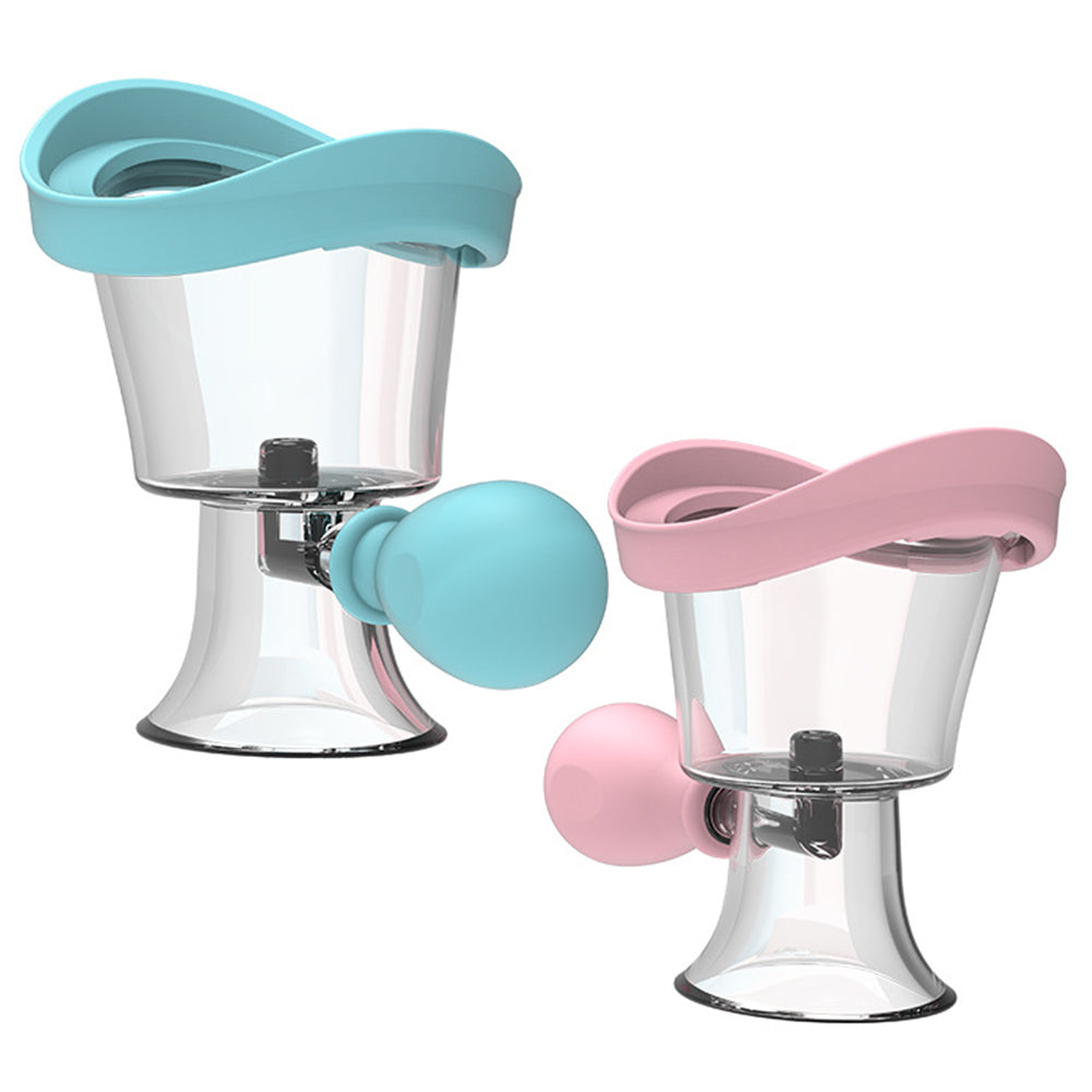 2Pcs Manual Air Pressure Eye Cleaning Cup Clear Silicone Eye Wash Cup Cleaner