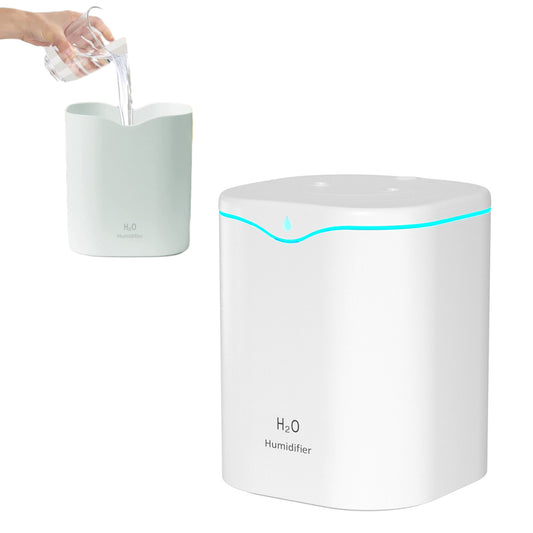2L Household Air Humidifier Diffuser Ultrasonic Cool Mist Steam Purifier White