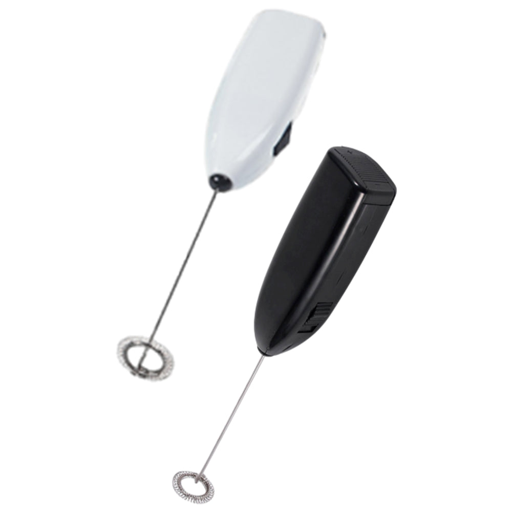 2Pcs Electric Mini Foamer Handheld Milk Frother Egg Beater Stirrer Whisk Mixer