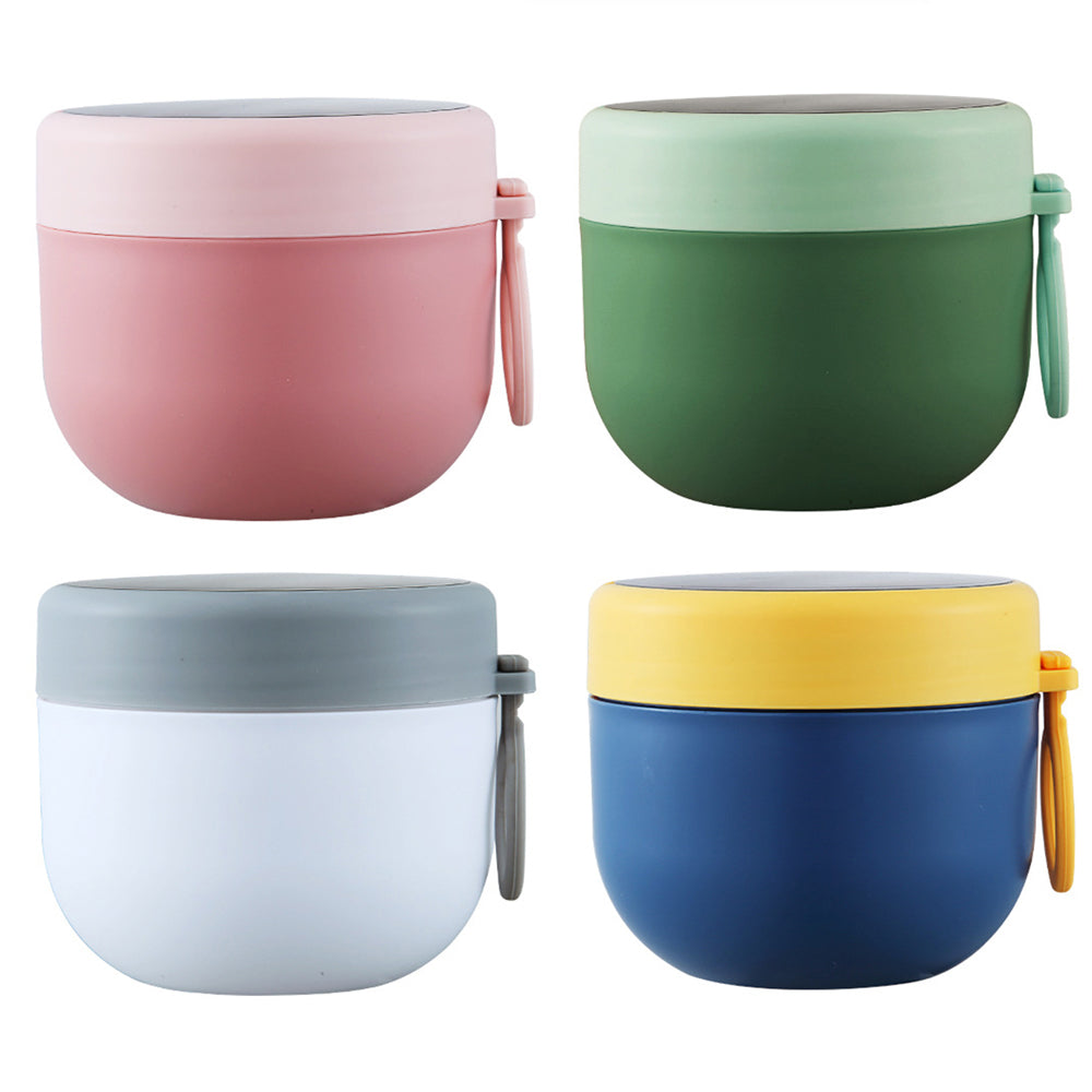 4Pcs Stainless Steel Insulated Food Soup Jar 800ML Lunch Container Food Flask