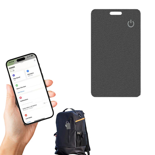 Wireless Charging Smart Wallet Tracker Card Works with Apple Find My App