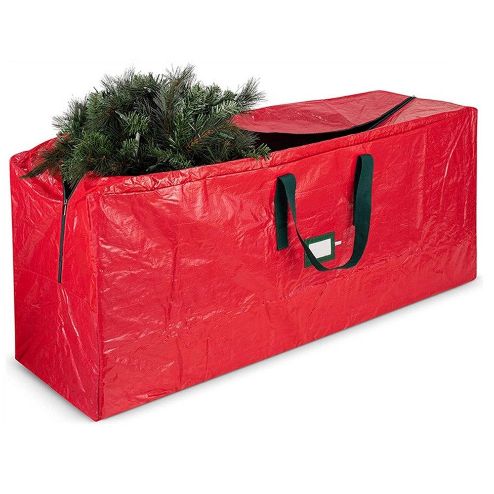 165x38x76cm Waterproof Christmas Tree Storage Bag - Red