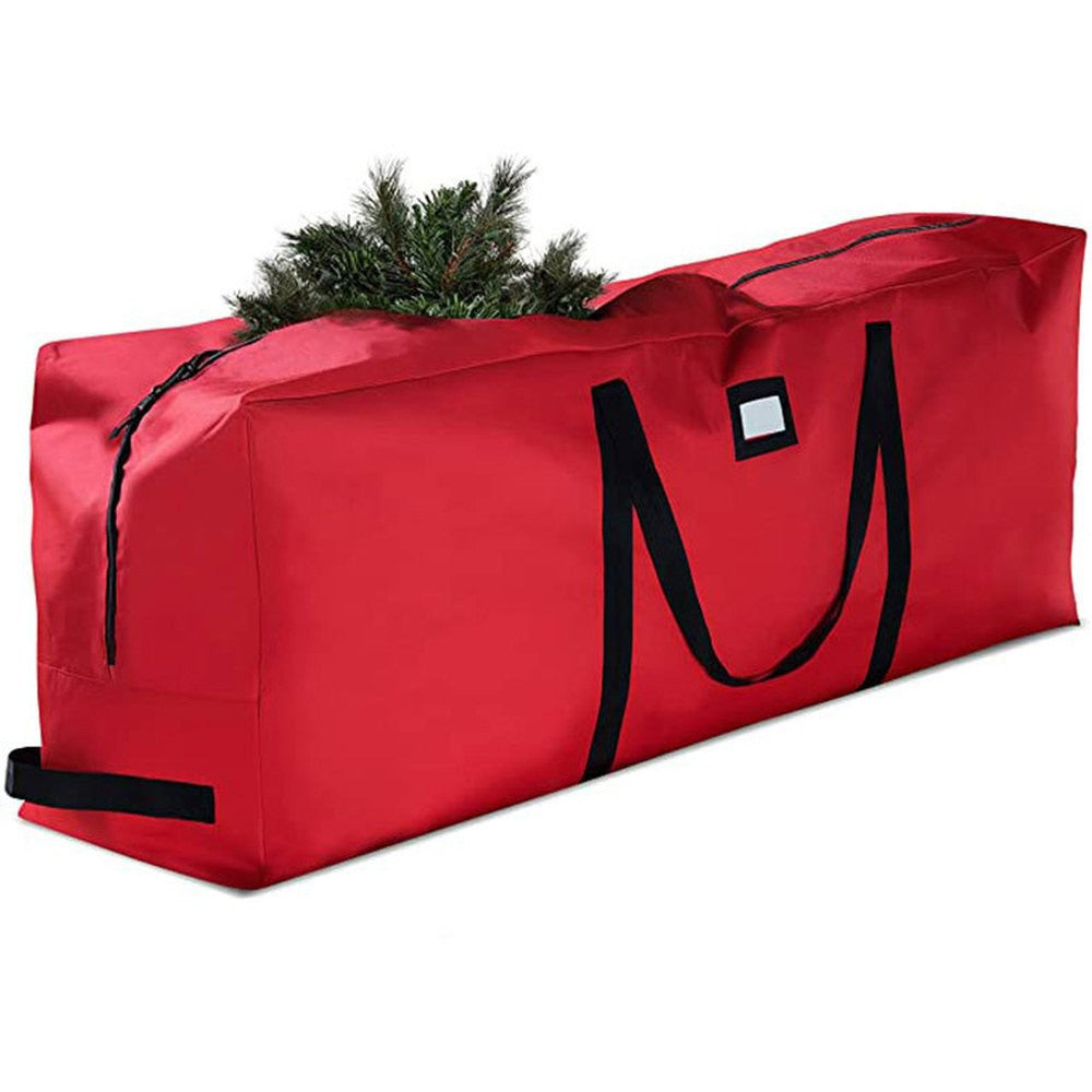 165x38x76cm Oxford Cloth Christmas Tree Storage Bag - Red