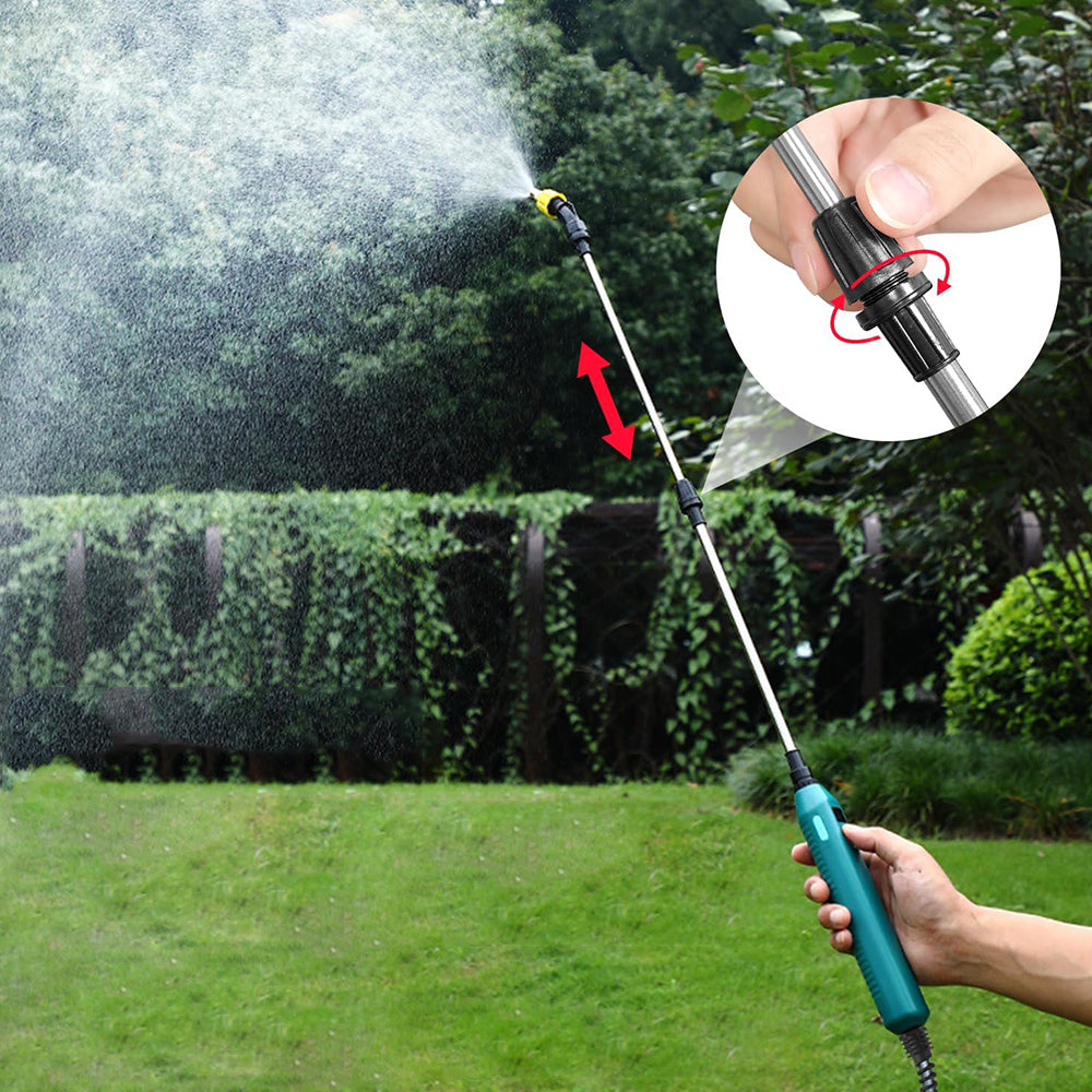 Electric Plant Sprayer with 3 Nozzles and 5M Hose Watering Fogger for Garden