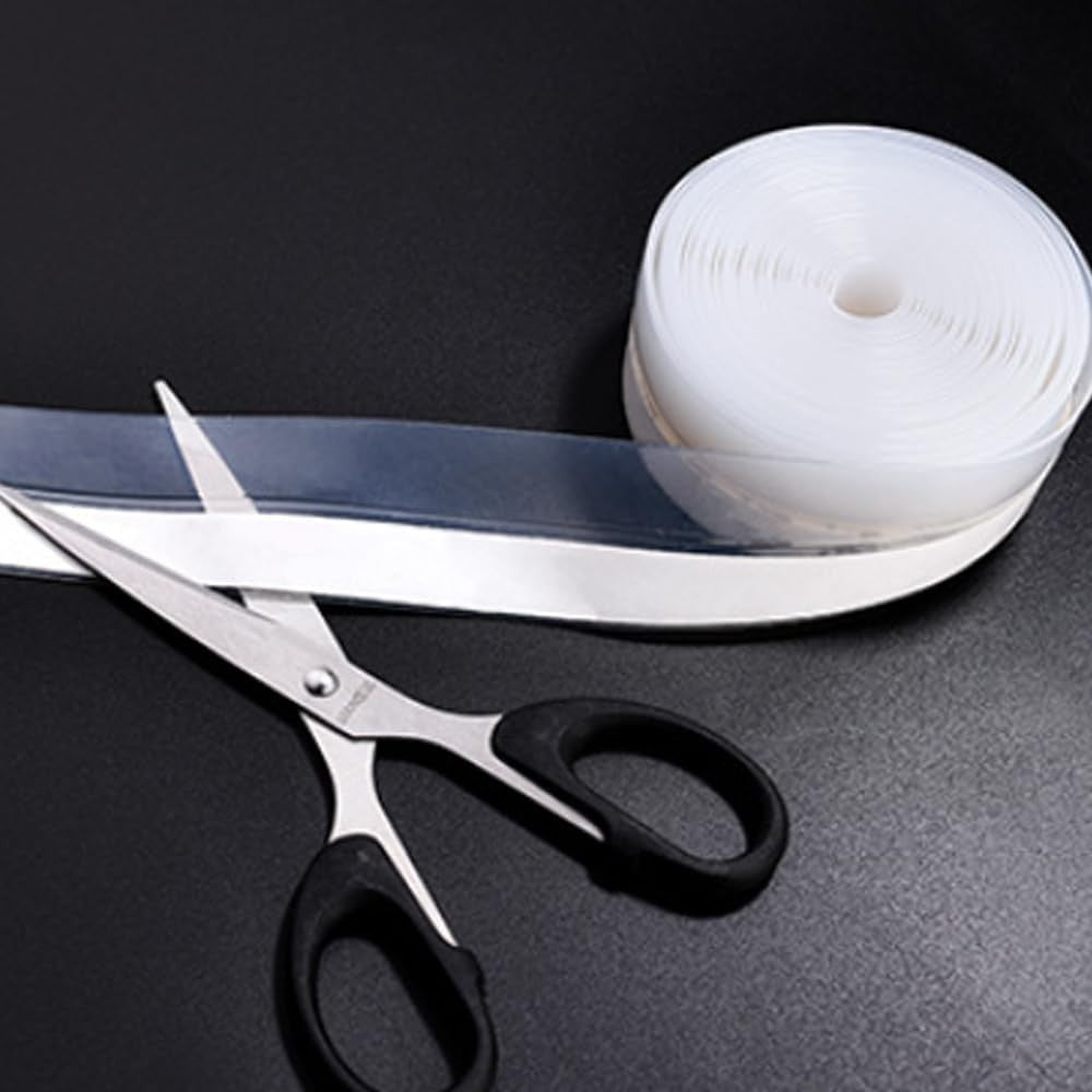 45mm Silicone Weather Stripping Door Window Seal Strip Door Draft Stopper -Clear