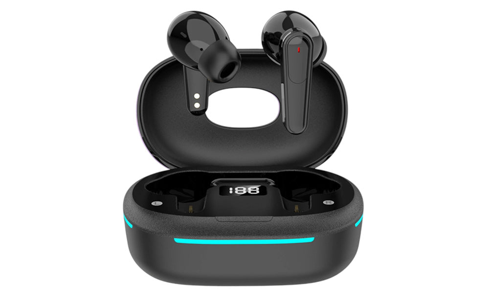 Wireless Bluetooth Earbuds with LED Display Noise Reduction and Touch Control
