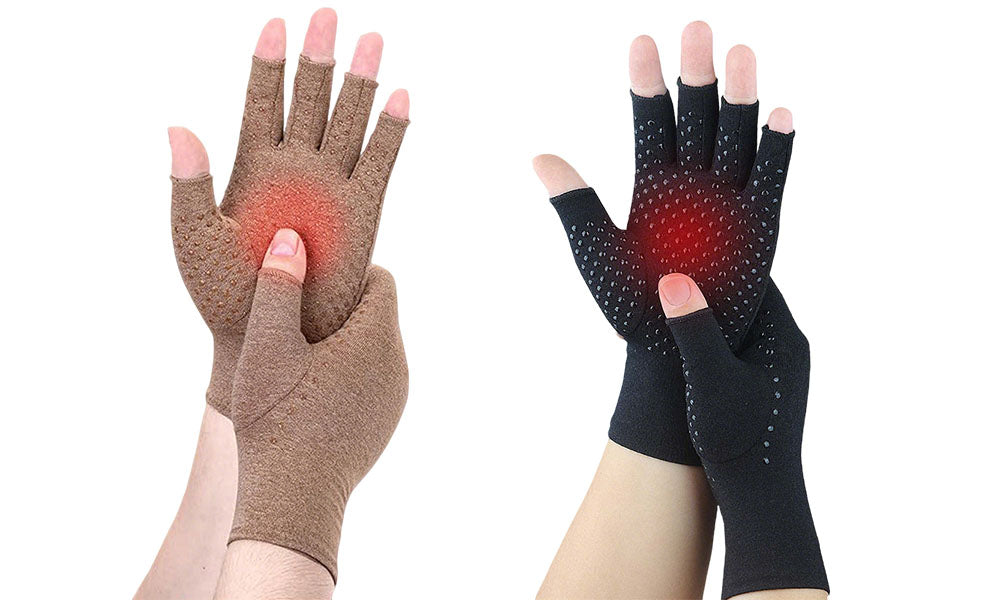 Women Arthritis Compression Gloves Anti-Slip for Hand Pain and Osteoarthritis
