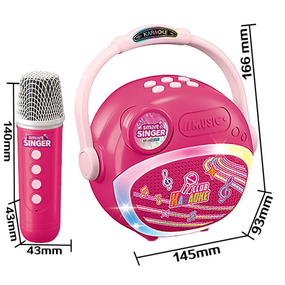 Wireless Bluetooth Karaoke Speaker with Single Microphone Home KTV Singing Toy