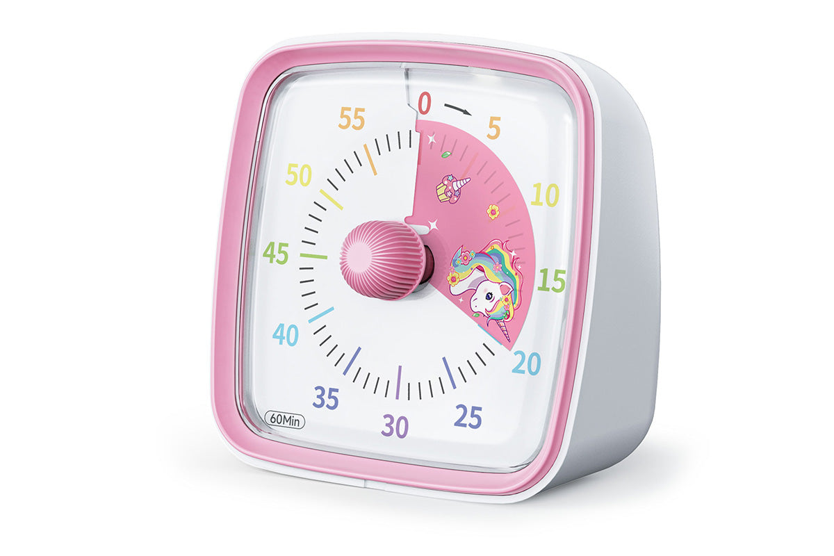 60-Minute Visual Countdown Timer Rainbow Disk Silent Time Management Tool