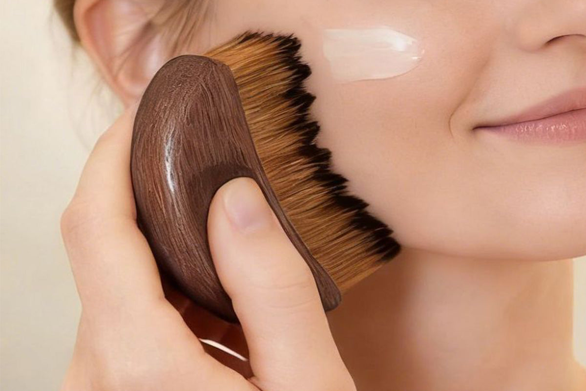 1/2PCS Facial Massage Brush Gua Sha Tool for Face Sculpting