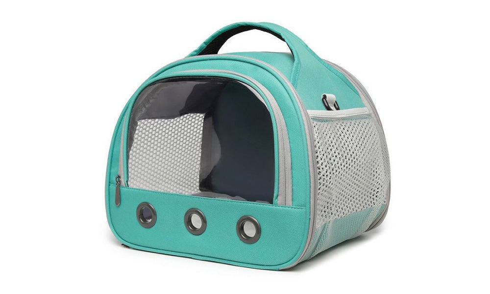 Portable Pig Hamster Rabbit Small Animal Carrier Bag with Window and Strap