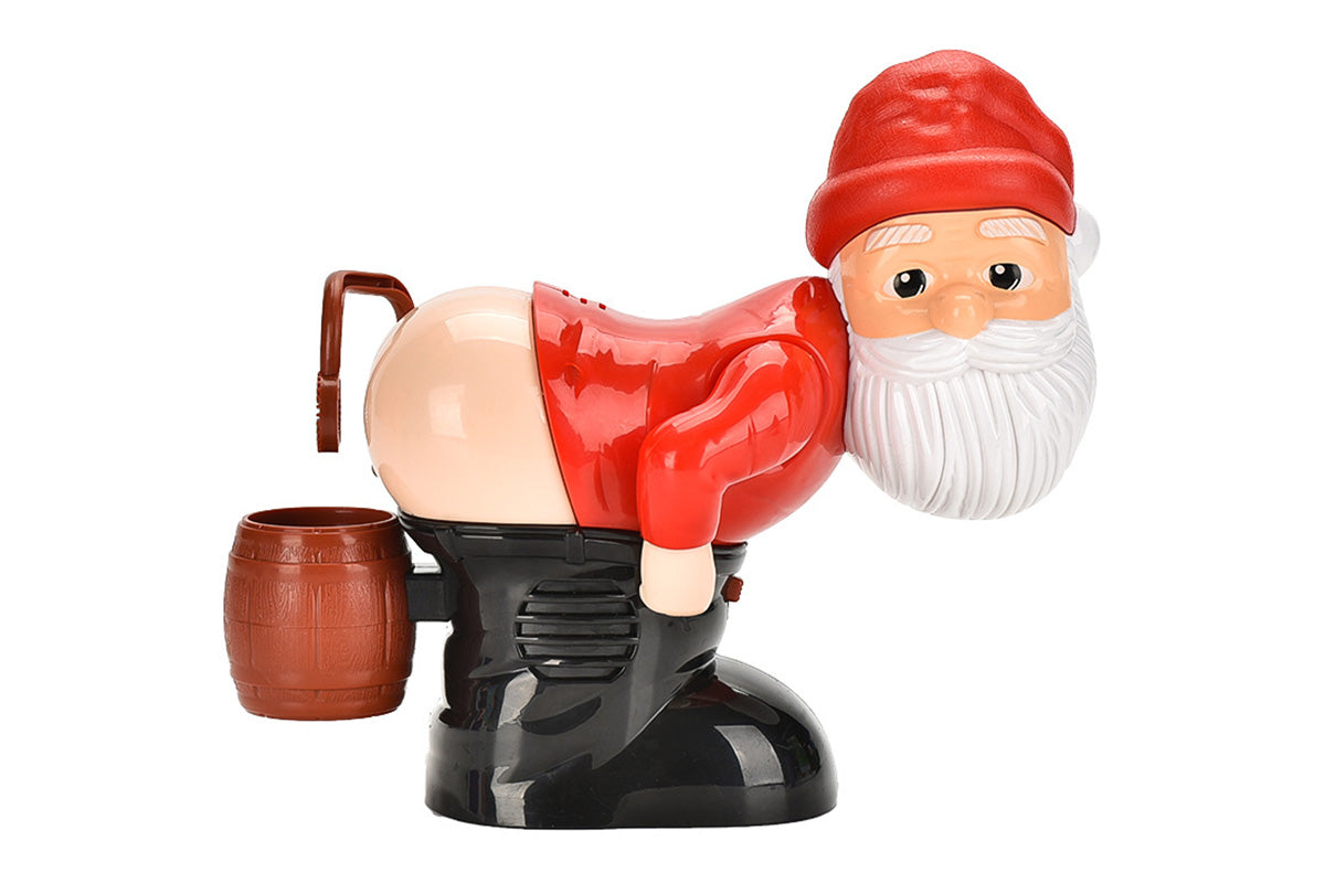 Funny Santa Claus Bubble Machine with Light and Music Automatic Bubble Blower Machine for Christmas