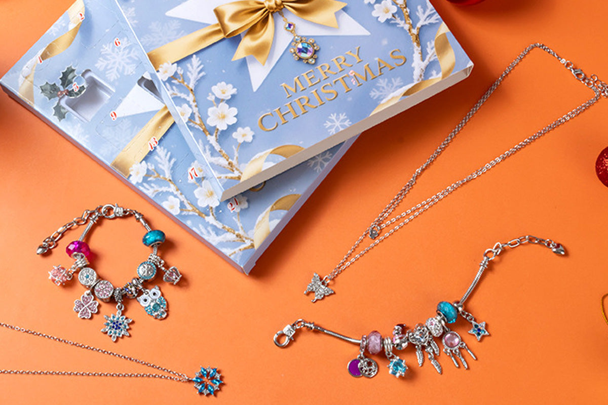 DIY Charm Bracelet Blind Box Jewelry Making Kit Holiday Birthday Gift for Kids Girls Teens