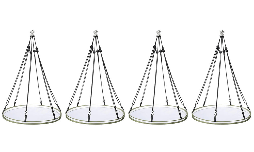 2/4PCS Hanging Bird Feeder Mesh Tray Seed Catcher 40 cm Diameter for Garden Outdoor